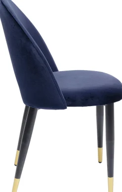 KARE Design Sedia Iris in velluto blu (2/set) - KARE> Sedie