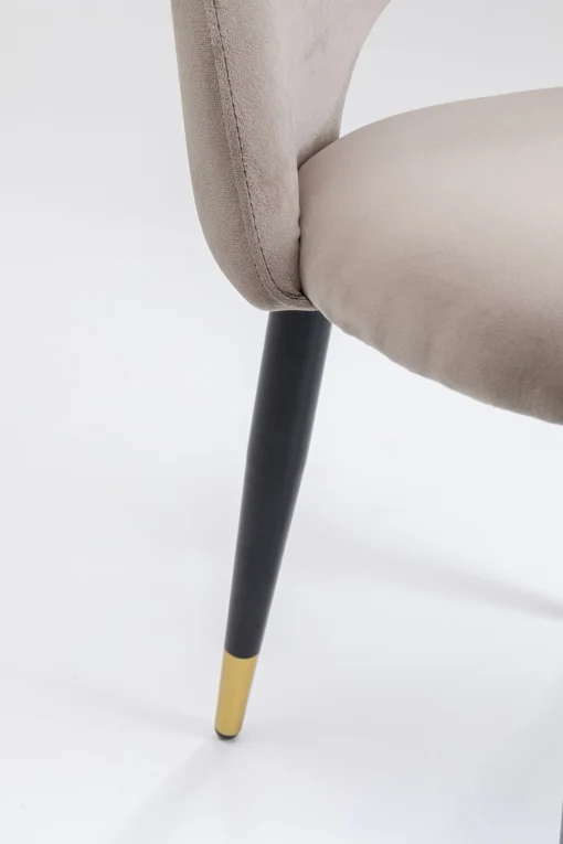 KARE Design Sedia Iris in velluto grigia (2/set) - KARE> Sedie