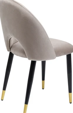 KARE Design Sedia Iris Velluto Beige - KARE> Sedie