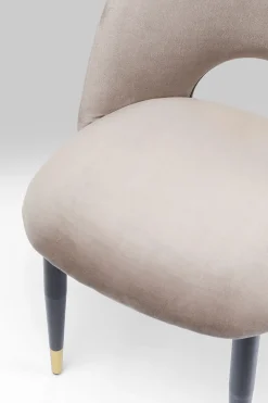 KARE Design Sedia Iris Velluto Beige - KARE></noscript> Sedie