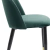 KARE Design Sedia Iris Velluto Verde - KARE> Sedie