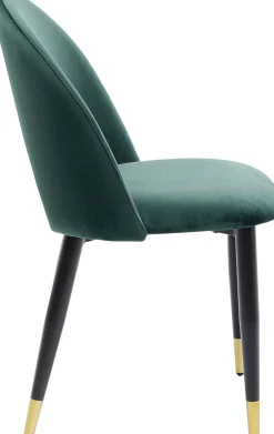 KARE Design Sedia Iris Velluto Verde - KARE> Sedie