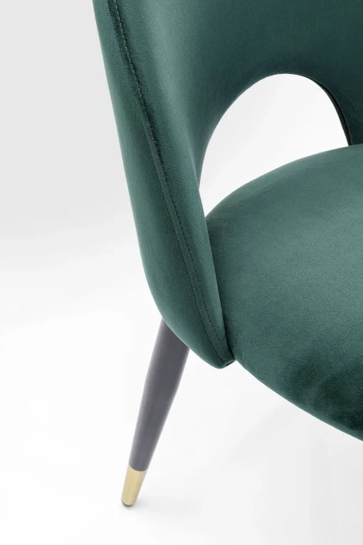 KARE Design Sedia Iris Velluto Verde - KARE> Sedie