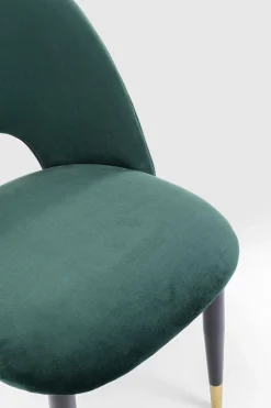 KARE Design Sedia Iris Velluto Verde - KARE></noscript> Sedie