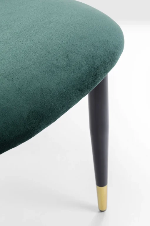 KARE Design Sedia Iris Velluto Verde - KARE> Sedie