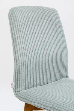 KARE Design Sedia Lara Cord blu - KARE></noscript> Sedie