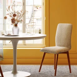 KARE Design Sedia Lara Cord crema - KARE> Sedie