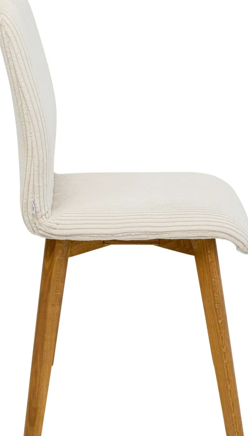 KARE Design Sedia Lara Cord crema - KARE> Sedie