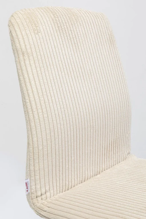 KARE Design Sedia Lara Cord crema - KARE> Sedie