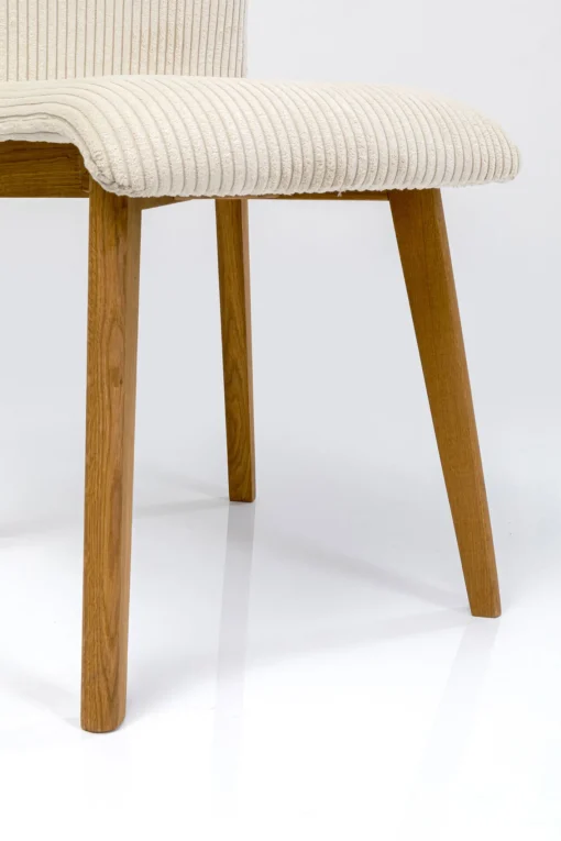 KARE Design Sedia Lara Cord crema - KARE> Sedie