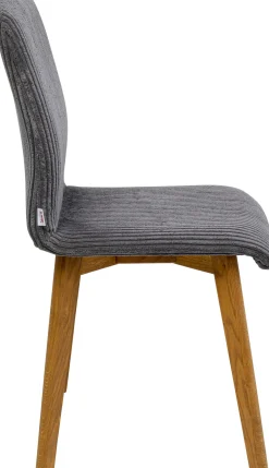 KARE Design Sedia Lara Cord grigio - KARE> Sedie