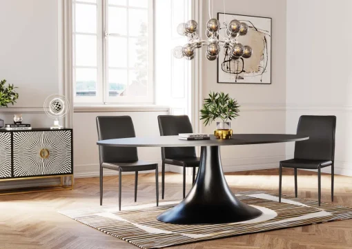 KARE Design Sedia Milano Nero - KARE> Sedie