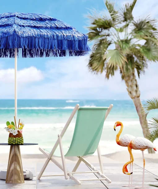 KARE Design Sedia sdraia Easy Summer turchese - KARE> Poltrone