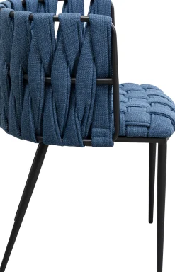 KARE Design Sedia Staten Island blu - KARE> Sedie