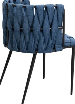 KARE Design Sedia Staten Island blu - KARE> Sedie