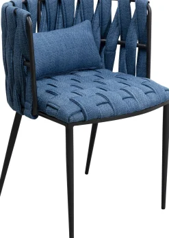 KARE Design Sedia Staten Island blu - KARE></noscript> Sedie