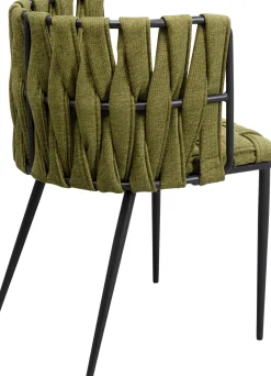 KARE Design Sedia Staten Island verde scuro - KARE> Sedie