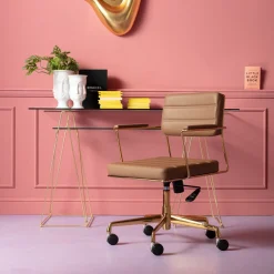 KARE Design Sedia ufficio girevole Dottore marrone - KARE> Sedie