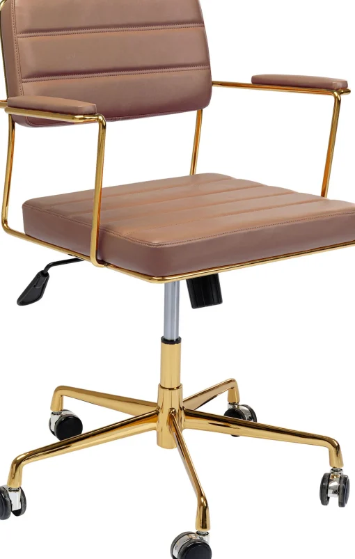 KARE Design Sedia ufficio girevole Dottore marrone - KARE> Sedie