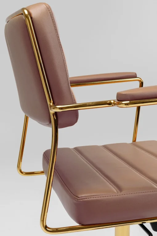 KARE Design Sedia ufficio girevole Dottore marrone - KARE> Sedie