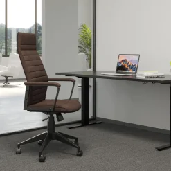 KARE Design Sedia Ufficio Girevole Labora Alto Marrone - KARE> Sedie