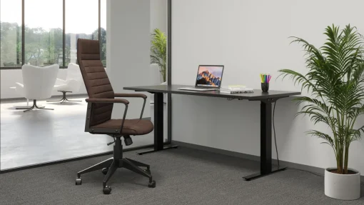 KARE Design Sedia Ufficio Girevole Labora Alto Marrone - KARE> Sedie