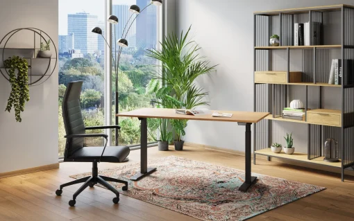KARE Design SEDIA UFFICIO GIREVOLE LABORA ALTO NERO - KARE> Sedie