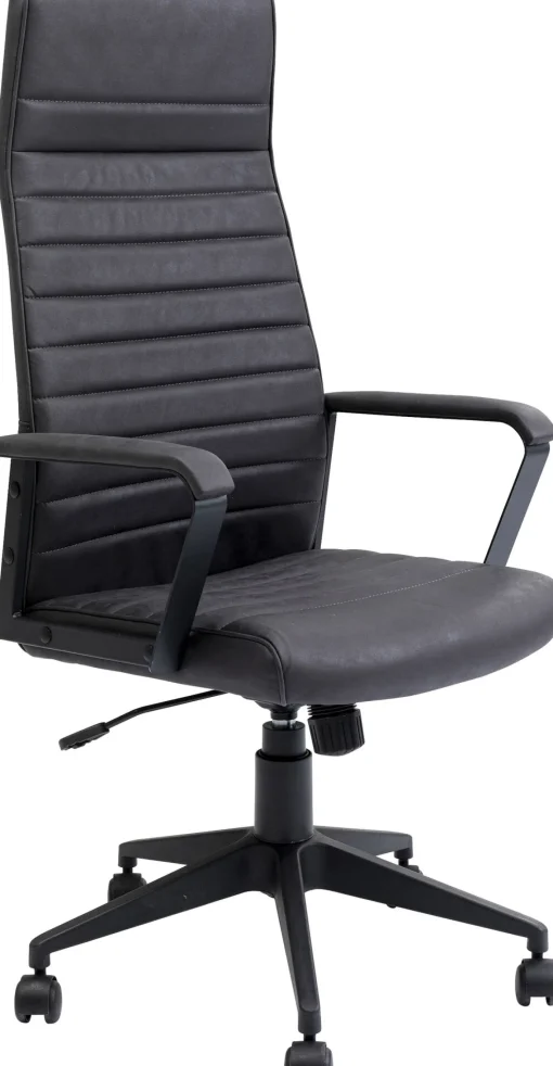 KARE Design SEDIA UFFICIO GIREVOLE LABORA ALTO NERO - KARE> Sedie