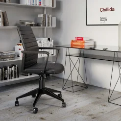 KARE Design Sedia ufficio girevole Labora basso nero - KARE> Sedie