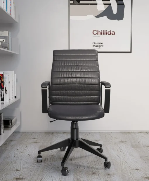 KARE Design Sedia ufficio girevole Labora basso nero - KARE> Sedie