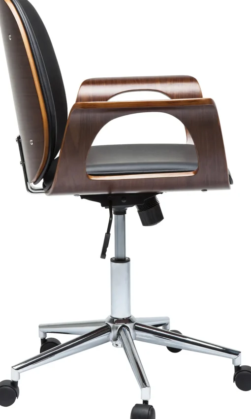KARE Design Sedia Ufficio Girevole Patron Walnut - KARE> Sedie