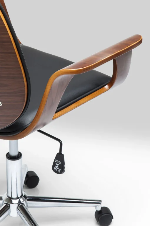 KARE Design Sedia Ufficio Girevole Patron Walnut - KARE> Sedie