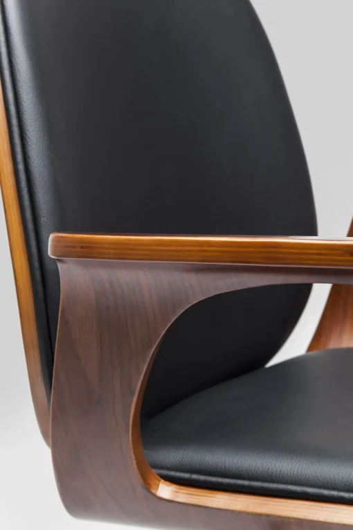 KARE Design Sedia Ufficio Girevole Patron Walnut - KARE> Sedie