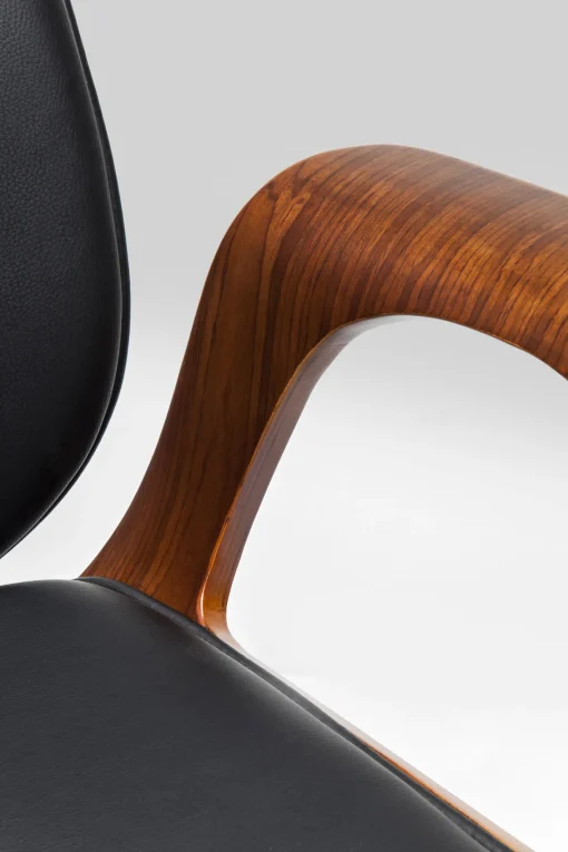 KARE Design Sedia Ufficio Girevole Patron Walnut - KARE> Sedie
