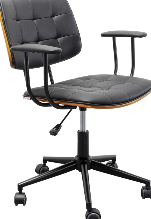 KARE Design Sedia ufficio Nelly Nero - KARE> Sedie