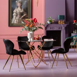 KARE Design Sedia Viva nero - KARE> Sedie