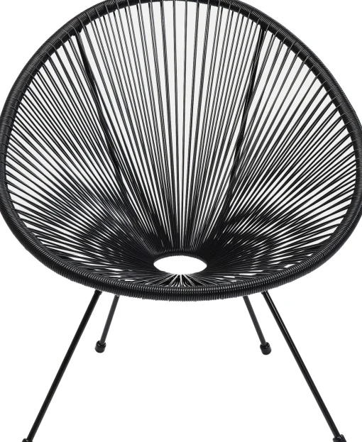 KARE Design Set Acapulco 2pcs Outdoor nero - KARE> Tavolo Basso|Poltrone