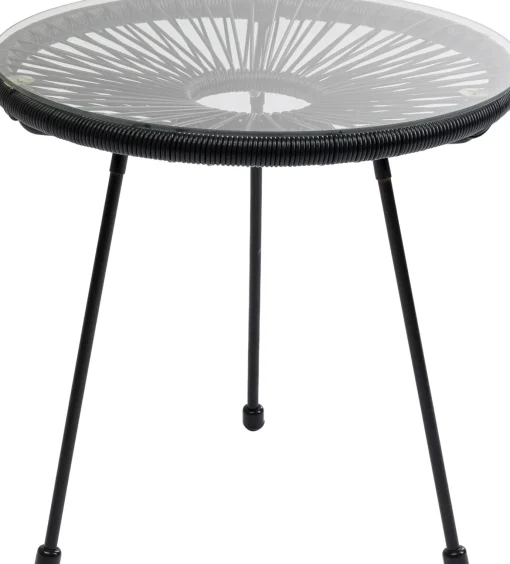 KARE Design Set Acapulco 2pcs Outdoor nero - KARE> Tavolo Basso|Poltrone