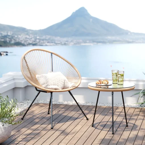 KARE Design Set Acapulco 2pcs Outdoor Nature - KARE> Tavolo Basso|Poltrone