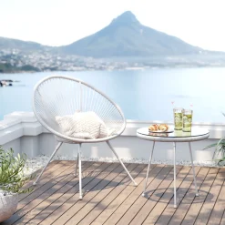 KARE Design Set Acapulco 2pcs Outdoor bianco - KARE></noscript> Tavolo Basso|Poltrone