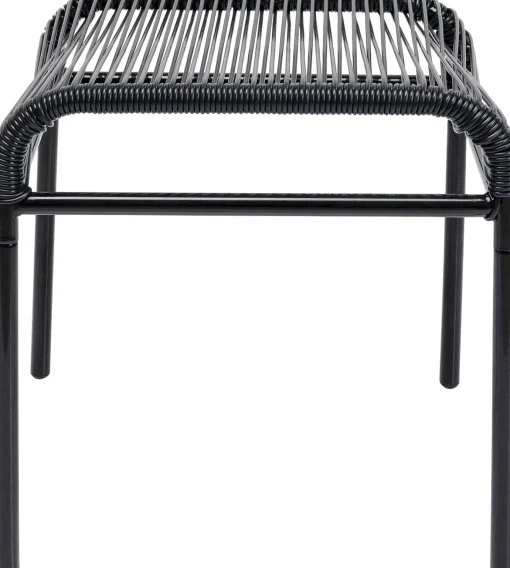 KARE Design Sgabello Acapulco nero - KARE> Sgabello