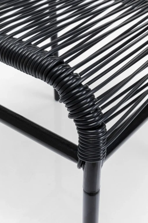 KARE Design Sgabello Acapulco nero - KARE> Sgabello