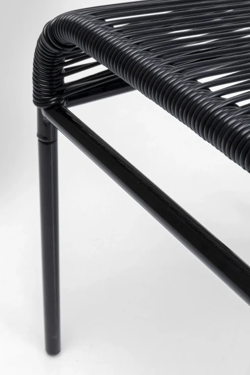 KARE Design Sgabello Acapulco nero - KARE> Sgabello