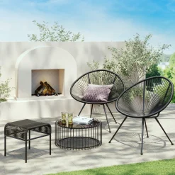 KARE Design Sgabello Acapulco nero - KARE></noscript> Sgabello