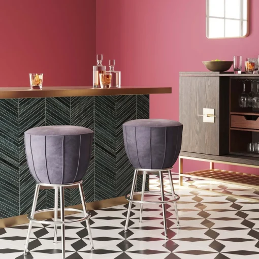 KARE Design Sgabello Bar After Work Cromato - KARE> Sgabelli Bar