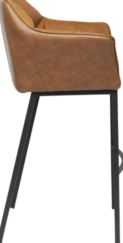 KARE Design Sgabello bar ThinkThank quattro marrone - KARE> Sgabelli Bar