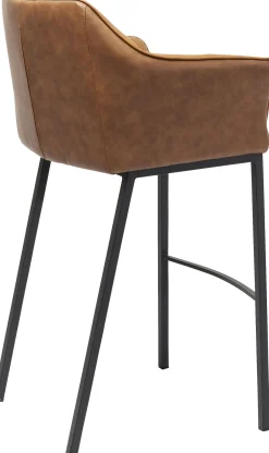 KARE Design Sgabello bar ThinkThank quattro marrone - KARE> Sgabelli Bar