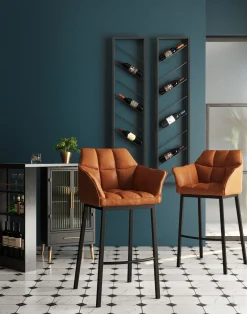 KARE Design Sgabello bar ThinkThank quattro marrone - KARE></noscript> Sgabelli Bar