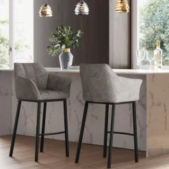 KARE Design Sgabello bar ThinkThank quattro grigio - KARE> Sgabelli Bar