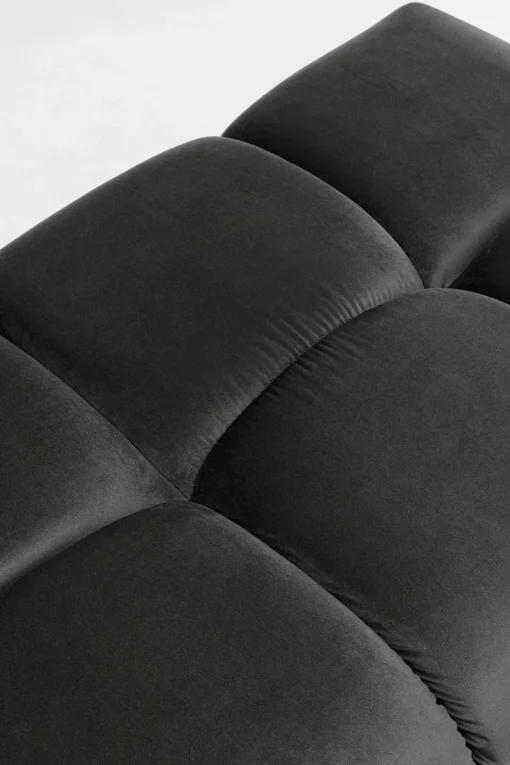 KARE Design Sgabello Belami velluto grigio - KARE> Pouf